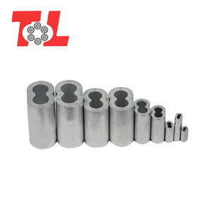 سعر المصنع سلك معدني حبل الأكمام الفولاذ المقاوم للصدأ swage الأكمام - Product Image 1