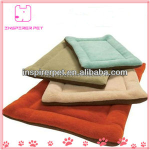 Literie de cage de chien de style rectangle à motif solide - Product Image 2