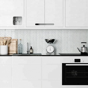 Tấm Gạch Khảm Họa Tiết Xương Cá Dải Gốm Trắng Giá Xuất Xưởng Giá Rẻ Cho Nhà Bếp Shhower Phòng Ngủ Phòng Tắm Phông Nền Tường - Product Image 6