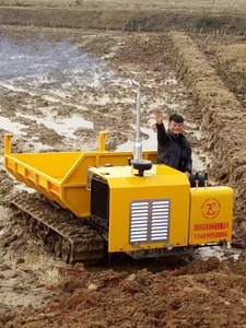 Подземный 1000 кг дизельный Гусеничный мини-самосвал, транспортер, силовой грузовик, самосвал, 1 тонна - Product Image 6