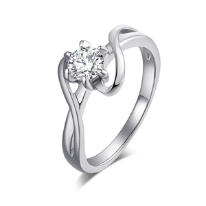 Cubic Zirconia Nhẫn đối với phụ nữ Surround S Loại hợp thời trang hợp kim kẽm nhẫn trang sức đồ trang sức bán buôn - Product Image 4