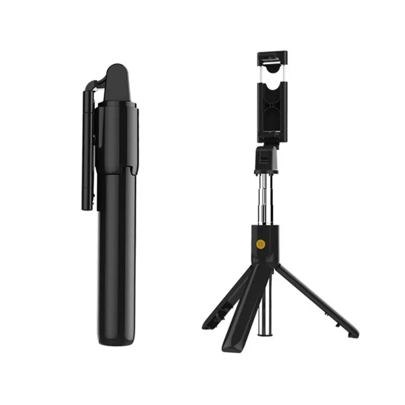 3 1 özçekim sopa Tripod kablosuz deklanşör reflektör tripod fotoğrafçılık döner tripod standı telefon için Selfie sopa