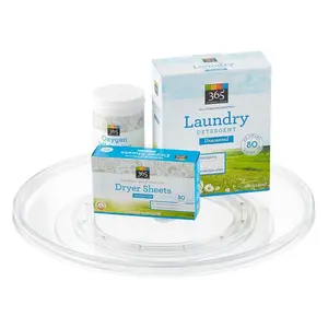 Acryl Clear Spin Lade Spinning Lazy Susan Draaitafel Opslag Bin Roterende Organizer Voor Vitaminen