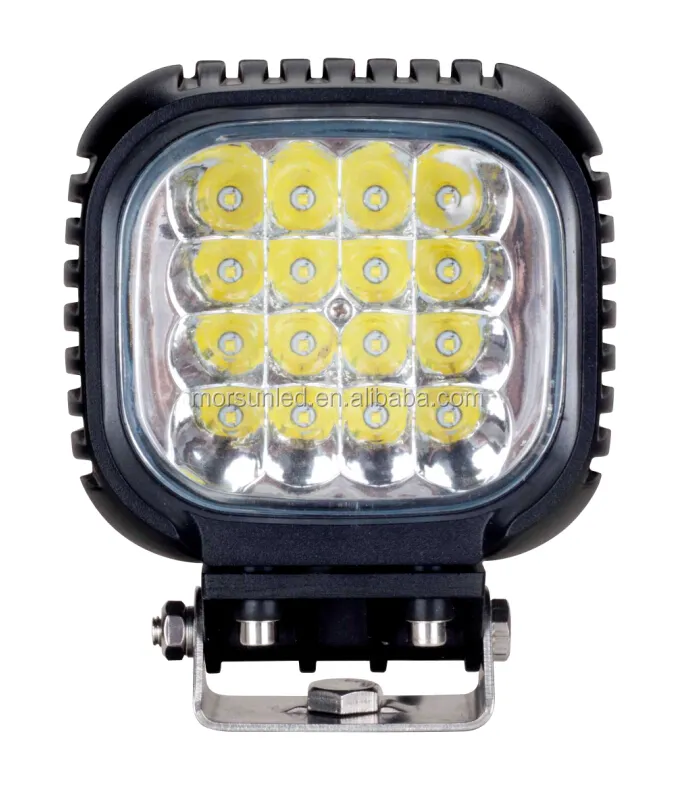 Morsun Square 48W Daya Tinggi 48W Led Kerja Lampu 12V Tinggi Lumen 48Watt Led Worklight