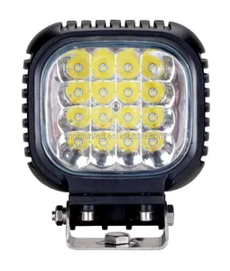 Morsun carré 48w haute puissance 48w led lampe de travail, 12v haute lumen 48 watts led lampe de travail