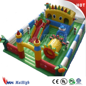 Large commercial EN14960 Jurassic Park amusement inflatable for kids - Product Image 5