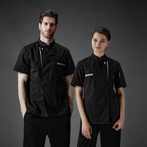 Tùy Chỉnh Chuyên Nghiệp Thiết Kế Chất Lượng Cao Đầu Bếp Áo Đầu Bếp Áo Khoác Đầu Bếp Đồng Phục - Product Image 2