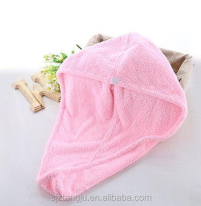 Toalla de regalo de publicidad de fibra Superfina, toalla de pelo seco, urdimbre de peluquería, tejido de alta calidad, toalla de pelo de gofres de microfibra tejida - Product Image 3