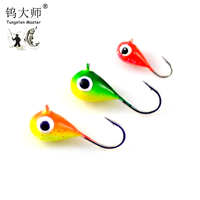 Harga Yang Wajar Kepala Jig Es Memancing Tungsten dengan 3 Kait