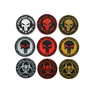 Hot Sale Glow in the Dark PVC <strong>Patch</strong> Custom Logo Luminous 3D Silicone Applique for Jacket Decoration Soft Rubber Wholesale Gift - Product Image 3