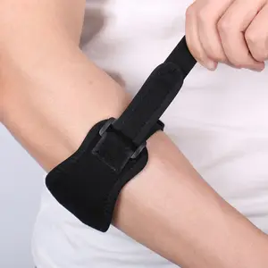 New Adjustable silicone Tennis Elbow Support Guard Pads Golfer's Strap Elbow Brace Wholesale