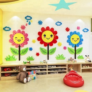 Adesivo Murale 3D Rimovibile Grande Fiore Viola in Acrilico per Decorazione Casa Fai-da-Te 763 - Product Image 1