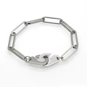 Wholesale 316 Stainless Steel Curb Chain Bracelet for Women and Men Fashion Jewelry cheaper price