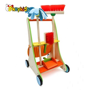 New Arrival Funny <strong>Cleaning</strong> <strong>Set</strong> <strong>Toy</strong> Wooden Kids Broom <strong>Set</strong> for Pretend Play W10D200 - Product Image 3