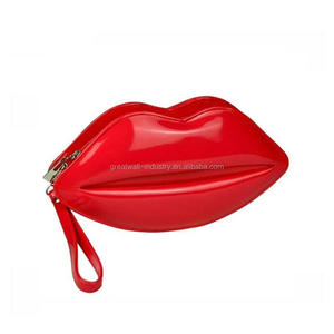 Bolsa de Maquillaje con Diseño de Labios Rojos, Estilo Nuevo, Venta Caliente, Casa <span class=keywords><strong>Zeta</strong></span> Jones, Belleza, Diseño Especial, Ecológica - Product Image 4