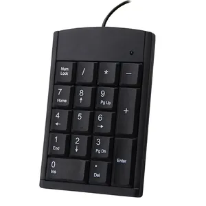 أفضل سعر 17/19 مفاتيح usb لوحة رقمية للكمبيوتر محمول لوحة المفاتيح الهاتف المحمول