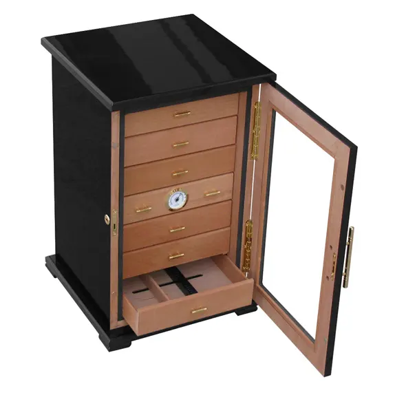 7 Ngăn Kéo Sản Xuất Tại Trung Quốc Tùy Chỉnh Tủ Xì Gà Humidor