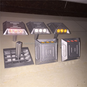 Seguridad en las <span class=keywords><strong>carreteras</strong></span> 21 Granos Del Ojo de Gato de Aluminio Reflector Carretera Reflejando Clavos De Carretera - Product Image 4