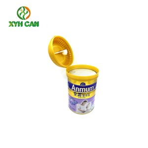 Large 800g-1000g Metal Food <strong>Can</strong> Empty <strong>Tin</strong> with Powder <strong>Milk</strong> Shape for Sugar Tea Candy Cookie Storage Gifting Logo Printed - Product Image 3