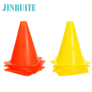7-pulgadas Set de 10 de los deportes de plástico conos de tráfico formación conos de fútbol equipo de entrenamiento - Product Image 3