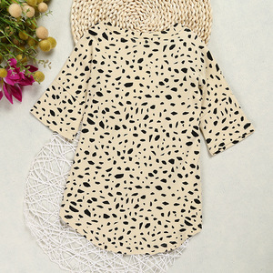 Vestito a Maniche Lunghe con Pois Neri per <span class=keywords><strong>Bambina</strong></span>, Design Esclusivo dalla Cina su Alibaba - Product Image 4