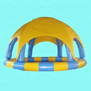 Intex — <span class=keywords><strong>grande</strong></span> piscine <span class=keywords><strong>gonflable</strong></span> à double couche avec tente, produit de fabrication, 2020 - Product Image 2