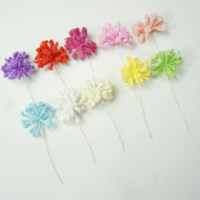 Fleurs en mousse faites main DIY, pissenlits, ciboules, décorations artificielles pour festivals, longue durée, imperméables