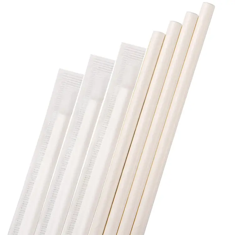 Factory Directly Supply Best Price Individually Wrapped Biodegradable Paper Straws