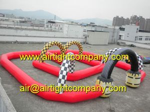 Atv / Quad / GoKarts pista, inflatable quad pista, buen precio inflatable <span class=keywords><strong>circuito</strong></span> de carreras - Product Image 1