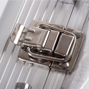 Professionele Lege Zilver Aluminium Permanente Make-Up <span class=keywords><strong>Tattoo</strong></span> Machine Doos Draagbare Draagtas Voor Wenkbrauw Microblading - Product Image 5