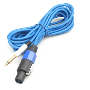 6.35mm 1/4" TRS Male to speakon cable