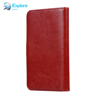 Iexplore lên xuống đẩy kéo lật bìa PU da phổ thẻ Wallet trường hợp điện thoại cho điện thoại thông minh <span class=keywords><strong>iPhone</strong></span> 16 Promax Samsung S24 - Product Image 5