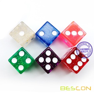 ลูกเต๋าคาสิโนคุณภาพสูง Bescon ขนาด 19 มม. พร้อมจุดใหญ่ - Product Image 2