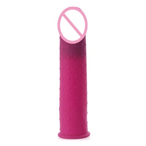 Guaina per Pene Giocattoli Sessuali per Adulti Collari Maschili Ritardanti Eiaculazione Precoce in Silicone Fine - Product Image 5