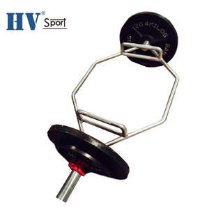 Steel Hex Barbell <strong>Bar</strong> for Squats with Two-Handle 10kg and 20kg <strong>Weight</strong> <strong>Lifting</strong> Options - Product Image 5