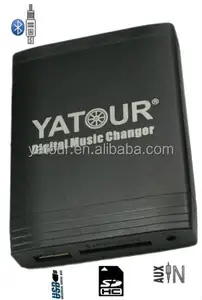 Yatour 车载 MP3 接口 WMA 播放器 USB SD AUX 自动无线电适配器音乐集成工具箱