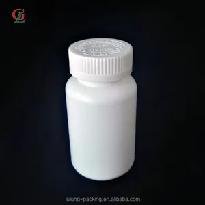 Imballaggio bottiglia Tablet contenitore solido vuoto PE bottiglia di pillola di plastica Botol Plastik Hdpe serigrafia 150cc farmaceutico