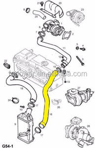 Вторичный рынок для VAUXHALL OPEL VECTRA B <span class=keywords><strong>2</strong></span>,0 <span class=keywords><strong>2</strong></span>,<span class=keywords><strong>2</strong></span> DTI шланг резиновая трубка воздушный турбоохладитель GM 90 572 019 24444177 - Product Image 6
