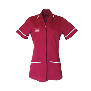OEM uniforme <span class=keywords><strong>de</strong></span> limpieza disfraz Hotel salón elástico casa limpieza personal uniformes para damas limpieza - Product Image 4