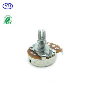 Sản Phẩm Mới 24MM Vòng Kim Loại Trục 1K 2K 5K 10K 20K 50K 100K 220K 500K 1M 2.2M <span class=keywords><strong>Potentiometer</strong></span> Quay Cho Các Bộ Phận Guitar - Product Image 2