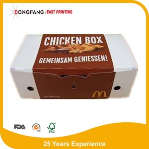 Caja de pollo de comida rápida con estampado Popular - Product Image 3