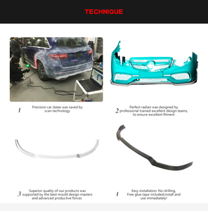 In Fibra di carbonio <span class=keywords><strong>W212</strong></span> E63 Anteriore Lip Spoiler per Mercedes Benz <span class=keywords><strong>W212</strong></span> <span class=keywords><strong>AMG</strong></span> 2014-2016 - Product Image 5