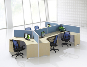 엔트 워크스테이션 오피스 파티션 큐비클 <span class=keywords><strong>3</strong></span>인용 오피스 큐비클 - Product Image 4