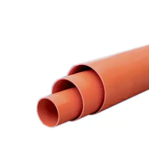 Tuyau en plastique cpvc tuyau de conduit 110mm cpvc tuyau de protection de câble souterrain