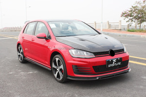 Labbro anteriore in fibra di carbonio per VW <span class=keywords><strong>Golf</strong></span> 7 <span class=keywords><strong>VII</strong></span> GTI 2014-2016 - Product Image 5