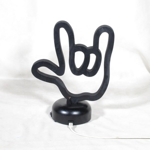 Gesto (ti amo) scolpire lampada leon segno - Product Image 5