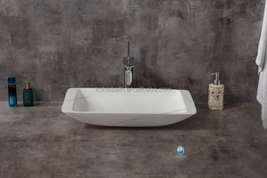 K-S1020 brillante piedra superficie sólida baño <span class=keywords><strong>fregadero</strong></span> de un seno - Product Image 3