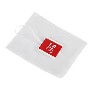 Sachet de thé biodégradables avec étiquette personnalisée, pyramide vide, pour le bain