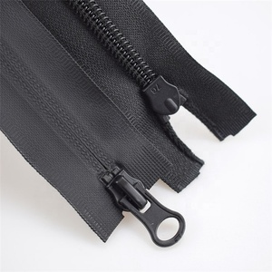 Meetee A1-2 60/70/80/100cm 5# Black Double-sided Invisible Tent <strong>Zipper</strong> for Outdoor Sports Double Tail Nylon <strong>Waterproof</strong> <strong>Zippers</strong> - Product Image 4