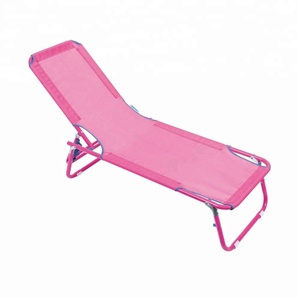 Chaise <span class=keywords><strong>de</strong></span> plage et <span class=keywords><strong>lit</strong></span> <span class=keywords><strong>de</strong></span> camping pliables modernes en fer, imperméables et portables pour enfants et tout-petits - Product Image 4